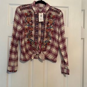 Johnny Was button down shirt